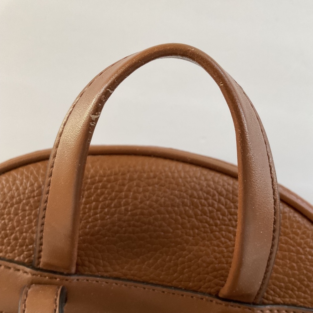 Michael Kors Adina Medium Pebbled Leather Backpack Brown Quite Luxury - Picture 14 of 16